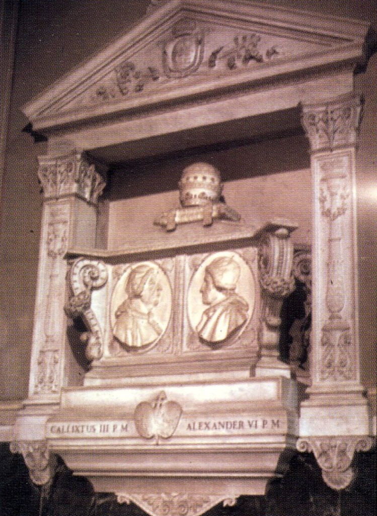Sepulcre dels papes Borja (Santa Maria de Montserrato).