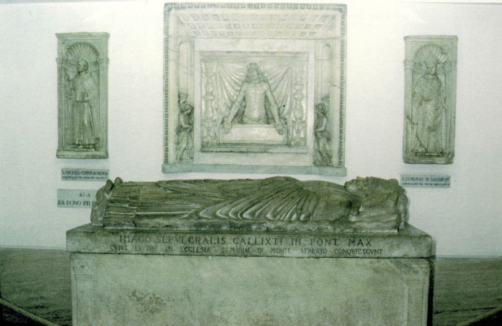 Sepulcre del papa Calixt (Grotte Vaticane).