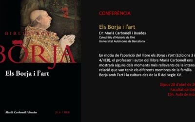 Conferència a Girona sobre Els Borja i l’art
